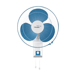 V GUARD Finesta Std Neo II Wall Fan | 400 mm | 3 Blade | White and Blue