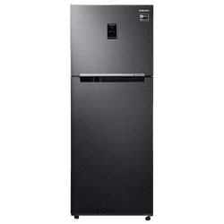 Samsung 363L 2 Star | Inverter Frost-Free Convertible 5 In 1 Double Door Refrigerator | RT39C5532BS/HL | Black Inox
