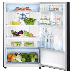 Samsung 363L 2 Star | Inverter Frost-Free Convertible 5 In 1 Double Door Refrigerator | RT39C5532BS/HL | Black Inox