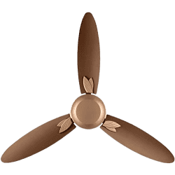 Usha Bloom Magnolia Goodbye Dust Ceiling Fan  | Anti Dust Feature | 1250 mm | 85 Watt | Sparkle Golden & Brown