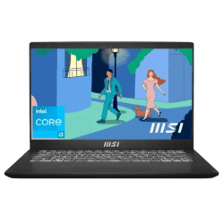 MSI Modern 14 | Core i3 12th Gen | 8GB | 512GB | Classic Black | C12MO-1205IN