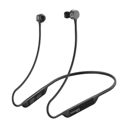 Promate Civil  Wireless Neckband Earphones |  Button Controls for Bluetooth | Hall Switch Sensor | Black