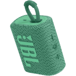 JBL Go 3 Eco Wireless Ultra Portable Bluetooth Speaker | Rugged Fabric Design | Waterproof | Green