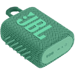 JBL Go 3 Eco Wireless Ultra Portable Bluetooth Speaker | Rugged Fabric Design | Waterproof | Green