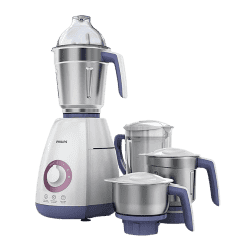 Philips Viva Collection Mixer Grinder | 4 Jars | Elegant Lavender and White | HL7701/00