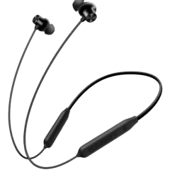 OnePlus Bullets Wireless Z2 ANC Earphones | 45dB Hybrid | ANC Bluetooth Headset | Boomin Black