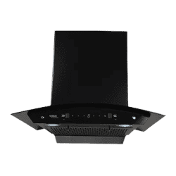 hindware Chromia 90cm | 1200m3 hr  | Ducted Auto Clean Wall Mounted Chimney Touch Control | Black