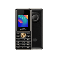 Carvaan Saregama M11 Keypad Mobile Phone | 1500 Pre-Loaded Hindi Songs | 1.8 Inch | Classic Black