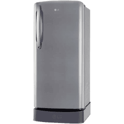 LG Direct Cool Single Door Refrigerator | 201 L | 5 Star | Shiny Steel | GL-D211HPZZ