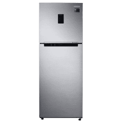 Samsung Double Door Convertible Refrigerator | 301 L | 2 Star Frost Free | Elegant Inox | RT34C4522S8/HL
