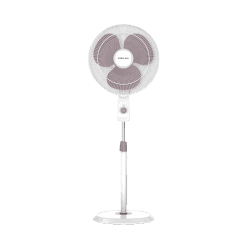 Bajaj ROBUSTO Pedestal Fan | 400 mm | Lavender White