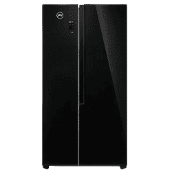 Godrej Side-By-Side Refrigerator | RS EONVELVET 579 RFD GL BK  | 564 L | Frost Free | Glass Black