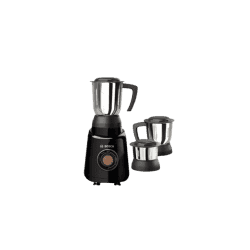 BOSCH TrueMixx Mixer Grinder | 3 Jars | Black & Steel | MGM4634BIN