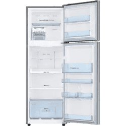 SAMSUNG 301 L Frost Free Double Door 3 Star Convertible Refrigerator | RT34C4523S8/HL | Elegant Inox