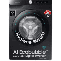 SAMSUNG WW80T504DAB1TL | AI Ecobubble |  Wi-Fi |  Hygiene Steam,Digital Inverter Fully Automatic Front Load Washing Machine | 5 Star | 8 kg