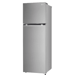 LG Double Door Refrigerator | 272 L | 2 Star | Shiny Steel | GL-S312SPZY