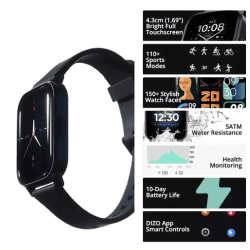 DIZO Watch 2 Sports | Black Strap