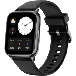 AMAZFIT POP 2 BLACK SMART WATCH A2290 MSI | HD AMOLED Display |  BT Calling  Smartwatch | Black Strap