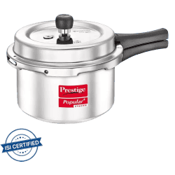 Prestige by TTK Popular Plus Svachh Induction Bottom Pressure Cooker | 3 L | Aluminium