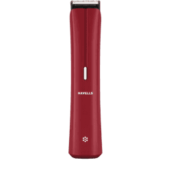 HAVELLS Trimmer | 90 min Runtime | 12 Length | Red | BT6111