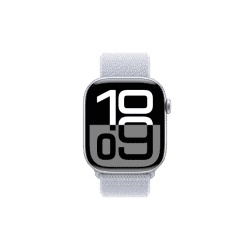 Apple Watch Series 10 | GPS | 42mm | Silver Aluminium with Blue Cloud Sport Loop | Blue Cloud Strap | MWWD3HN/A
