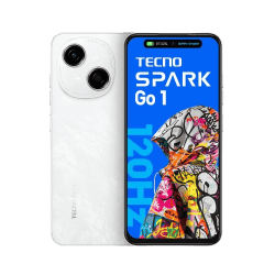 TECNO KL4 Spark GO 1 | 4GB  | 64 GB | Glittery White