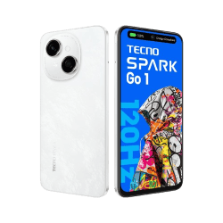 TECNO KL4 Spark GO 1 | 4GB  | 64 GB | Glittery White