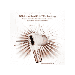 boAt Nirvana Zenith Ear Buds | Dolby Audio | ANC 50dB  | 6-Mics Enx | Celestial White