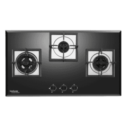 Hindware Aster 3B Glass Automatic Hob | 78 cm | 3 Burner