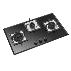 Hindware Aster 3B Glass Automatic Hob | 78 cm | 3 Burner