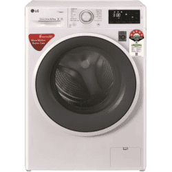 LG 6.5 kg 5 Star Fully Automatic Front Load with In-built Heater-FHT1265ZNW.ABWQEIL | White