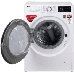 LG 6.5 kg 5 Star Fully Automatic Front Load with In-built Heater-FHT1265ZNW.ABWQEIL | White
