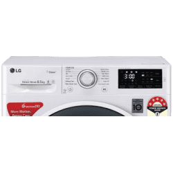 LG 6.5 kg 5 Star Fully Automatic Front Load with In-built Heater-FHT1265ZNW.ABWQEIL | White