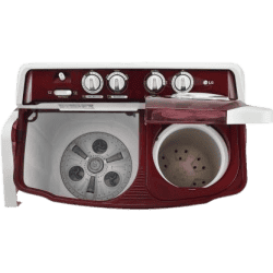 LG Semi Automatic Top Loading Washing Machine | 8 Kg | Burgundy | P8035SRAZ