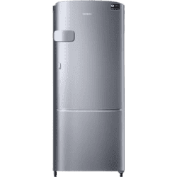 SAMSUNG 192 L Direct Cool Single Door 3 Star Refrigerator | RR20R1Y2YS8/HL | Elegant Inox