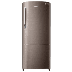 Samsung 230 L 3 Star Inverter Direct Cool Single Door Refrigerator | RR24A272YDX/NL | LUXE BROWN