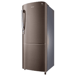 Samsung 230 L 3 Star Inverter Direct Cool Single Door Refrigerator | RR24A272YDX/NL | LUXE BROWN