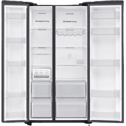SAMSUNG 700 L Frost Free Side by Side Refrigerator | Sweet Gold | RS72R50114G/TL