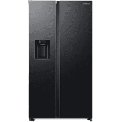 Samsung Side by Side Refrigerator | Convertible 5 In 1 Digital Inverter | 633 L | Black Matt | RS78CG8543B1HL