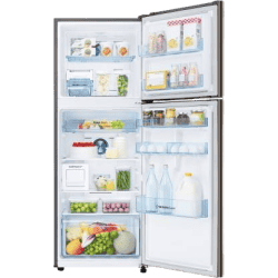 SAMSUNG 336 L Frost Free Double Door 2 Star Refrigerator with Curd Maestro | Luxe Brown | RT37T4632DX/HL