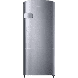 SAMSUNG 192 L Direct Cool Single Door 2 Star Refrigerator | RR20A1Y1BS8/H | Elegant Inox