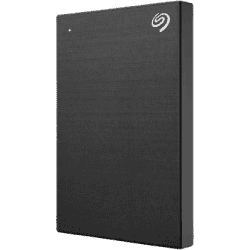 Seagate One Touch with Password Protection | Portable 2 TB External Hard Disk Drive | Black