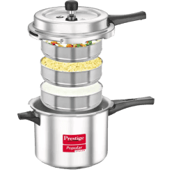 Prestige Popular Svachh Pressure Cooker | 5 L | Aluminium
