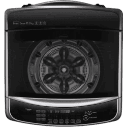 LG 11 kg Fully Automatic Top Load with In-built Heater THD11STB | Black