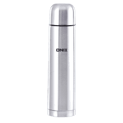 ONIX Stainless Steel Vacuum Bullet Flask | 1000 ml | Silver | OFK-1000