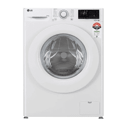 LG 6.5 Kg 5 Star Inverter Fully-Automatic Front Load Washing Machine with In-Built Heater | FHV1265Z2W | White