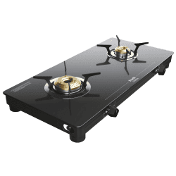 Preethi Luxe Pro 2 Burner Cooktop | Black