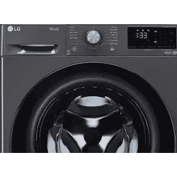 LG 7 kg Wifi Fully Automatic Front Load with In-built Heater | FHV1207Z4M | Black
