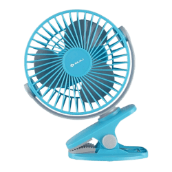 Bajaj Pygmy Mini Fan 110mm | USB Charging Fan | Multi-Clip Function | Rechargeable Fan| Battery Fan