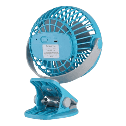 Bajaj Pygmy Mini Fan 110mm | USB Charging Fan | Multi-Clip Function | Rechargeable Fan| Battery Fan